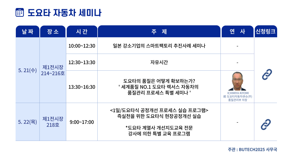 도요타 자동차 세미나